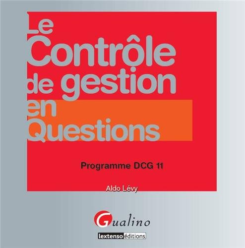 Le  contrôle de gestion en questions