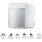 Mediasonic PROBOX 4 Bay 3.5" SATA Hard Drive Enclosure - USB 3.0 &amp; eSATA Support 10TB HDD (HF7-SU3S3) (White)