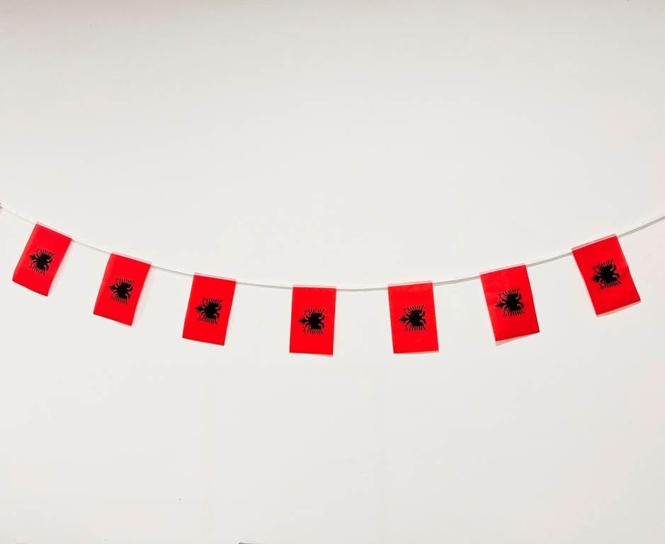 Albania Flag 40 Pack 14 x 21 cm Albania Flag, Albania Bunting, Albania Bunting, National Flag European Flags