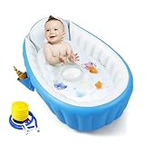 PandaEar Baby Inflatable Bathtub, Portable Travel