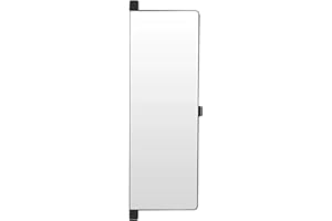 Split Doors Telescopic Sliding Rotating Vanity Mirror, Built-in Sliding Full-Length Mirror, Invisible Rotating Wall Mounted D