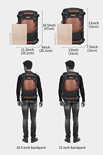witzman canvas backpack