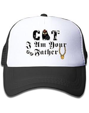Cat I Am Your Father Baby-Girl Handsome Style Adjustable Baseball Caps