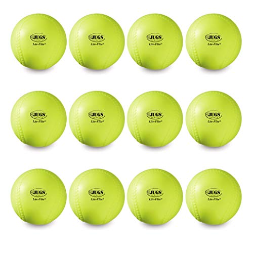 Jugs LiteFlite 12Inch Softballs (One Dozen) Softball Training