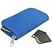 Eco-Fused Memory Card Case - Fits up to 22x SD, SDHC, Micro SD, Mini SD and 4X CF - Holder with 22 Slots (Blue / 22 Slots - 1 Pack)