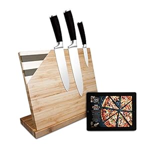 Dolce Mare magnetisch messenblok met extra sterke magneet – XXL messenbord voor uw keukenmessen of bestek – Bamboe…