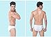 DREAMY Mens Cotton Disposable Regular Underwear Travel Disposable Briefs Pack of 5 White L