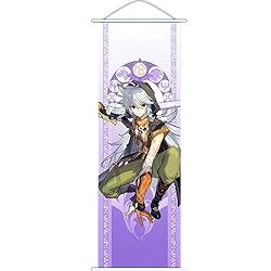 Flyshun Furina Wall Scroll Poster,Hanging Wall Art