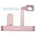 Apple iPhone/iWatch Charger Stand[iPhone Cord Included], Lecxci iWatch and iPhone Charging Dock Station Stand for iWatch Series 1/2 / 3[38mm/42mm], iPhone 6/ 6s / 7 7 Plus / 8 8 Plus (Rose Gold)
