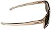 Oakley Men's OO9262 Sliver Polarized Rectangular Sunglasses, Sepia/Dark Grey, 57 mm