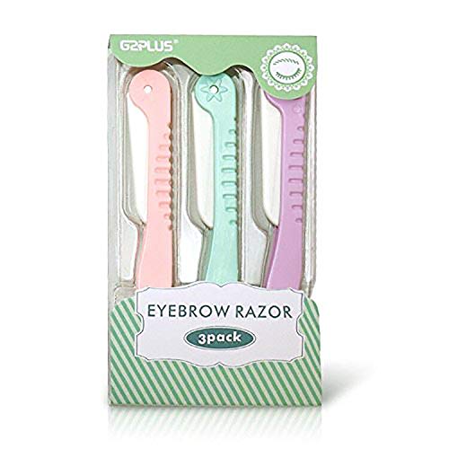 Eyebrow Razor,Facial Razor 3PCS Professional Stainless Steel Facial Hair Removal for women