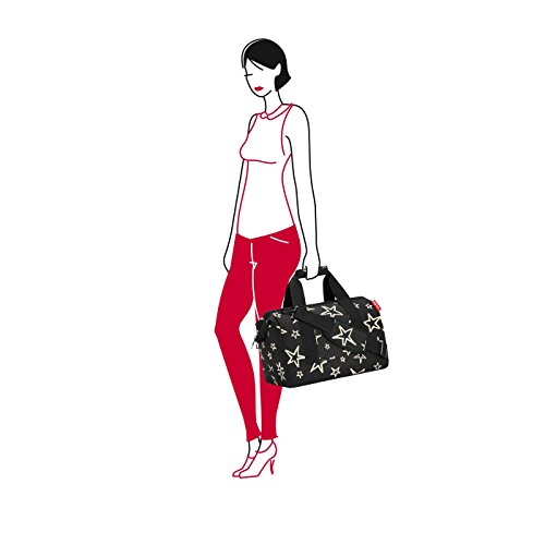 reisenthel Allrounder M Medium Weekender Bag, Versatile 6-Pocket Padded Duffel, Stars - Thumbnail 3
