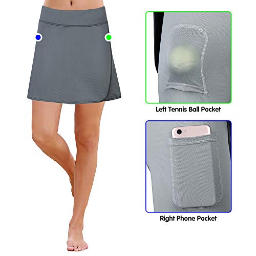 image for ANIVIVO Women Running Skorts with Pockets, Girls Tennis Skirts Golf Sh