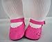 Hot Pink Dress Shoes & Rosebud Socks made for Bitty Baby Doll by Doll Clothes Sew BeautifulL8