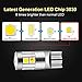 NAKOBO LED Bulb 12v 24v Non-polarity 194 T10 168 2825 W5W 12961 Car Interior Extremely Bright 9SMD 3030 Chipset, for License Plate Dome Map Door Courtesy Park Lights Pure White（pack of 4）