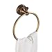 Rozin® Antique Brass Bath Towel Ring Rack Wall Mounted