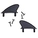 A ALPENFLOW G5, G4 and 9 inches Fin Surfboard Black Fins for Surfboard Softboard and SUP Stand Up Paddle Board