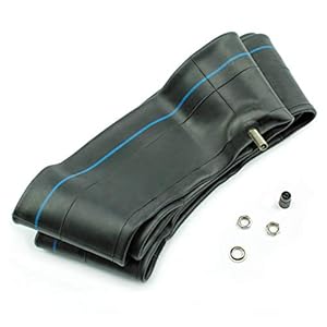 BISOMO 1 x slang 3.25/3.50/110/90/120/80/120/90 x 16 Vee rubberen rechte ventiel TR4