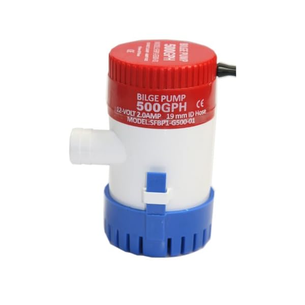 Superbuy-500-GPH-12V-20A-Electric-Submersible-Bilge-Pump-Marine-Boat-34-Outlet