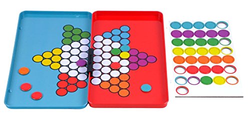 Magnetic Travel Chinese Checkers Game - Car Games , Airplane Games and Quiet Games