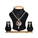 YouBella Jewellery Bollywood Ethnic Gold Plated Traditional Indian Necklace Pendant Set with Earrings