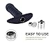 Vibrating Butt Plug - Uliya Anal Plug Sex Toys Dildos Soft Silicone Prostate Massager Waterproof Silence Cordless for Men and Women