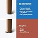 X-PROTECTOR Premium Classic Pack Furniture Pads 101 Piece! Felt Pads Furniture Feet Your Best Wood Floor Protectors. Protect Your Hardwood & Laminate Flooring with 100% Satisfaction!