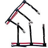 Gemijack Shirt Garter Stays Adjustable Clamps Anti-wrinkle Uniform Shirt Garter Belts