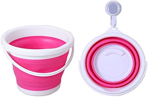 Neodot Foldable Silicone Collapsible Bucket 10L 2.6 Gallon Large For Home Kitchen Outdoor Fishing Hiking Camping Gardening Boating Car Wash Travel