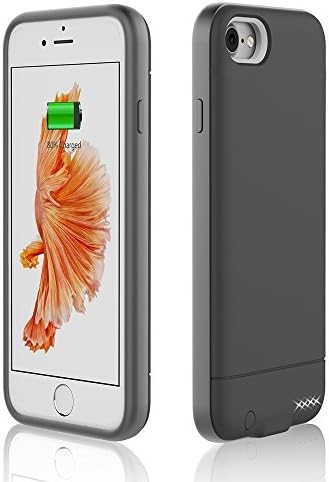 iPhone 6 Plus / 6s Plus Battery Case, Beston Electronics Ultra Slim Extended Battery Case for iPhone 6 Plus / 6s Plus (5.5 inch) with 3600mAh Capacity - Black