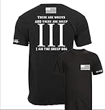 I am the Sheep Dog 3 Percenter Shirt 2nd Amendment Wolfs and Sheep