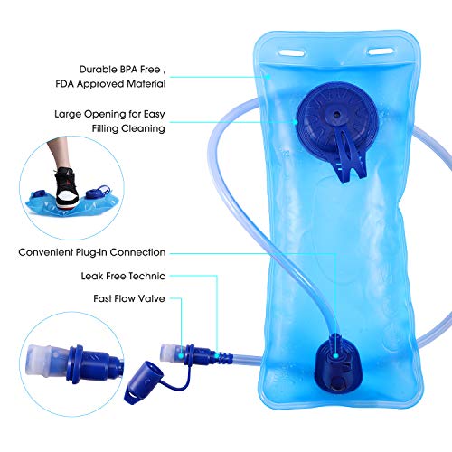 KUYOU Hydration Pack,Hydration Backpack with 2L Hydration Bladder