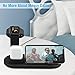 Wireless Charger 4 in 1 Wireless Charging Dock Compatible Apple Watch and Airpods, Qi Fast Wireless Charging Pad Stand Compatible iPhone X/XS/XR/Xs Max/8/8 Plus and All Mobile Phone