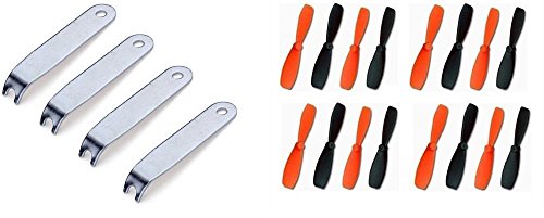 Walkera QR Ladybird [QTY: 4] 55mm Ultra Durable Propeller Blades Rotor Props [QTY: 4] Remover U-Wrench Main Puller Tool