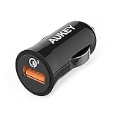 AUKEY Car Charger with Quick Charge 3.0 Port for LG G6, Samsung Galaxy S8 / S8+, Nexus 6P / 5X, iPhone and More