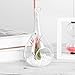 SWISSELITE Glass Hanging Planters Hanging Glass Terrariums, Plant Terrariums Set (3 Pack Water-Drop)