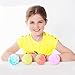 BATH BOMBS FOR KIDS: Great Birthday Gifts Present For Girls Of All Ages 4 5 6 7 8 9 : Includes 4 Giant, 100% Handmade, Bath Bombs In Fun & Fruity Scents.