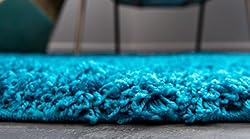 Unique Loom Solid Shag Collection Area Rug