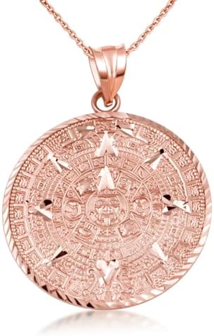Amazon.com: .925 Serling Silver Round Aztec Mayan Calendar Charm 