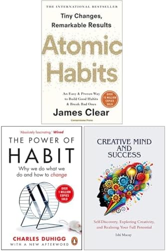 Atomic Habits, The Power of Habit & Who The F*ck Are You? 3 Books