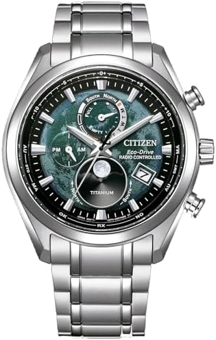 Amazon.com: Citizen Eco-Drive Tsuki-yomi A-T Red Dial Super
