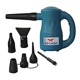 XPOWER A-2 Airrow Pro Multi-Use Electric Computer Duster Dryer Air Pump Blower - Blue