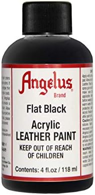angelus flat black leather paint