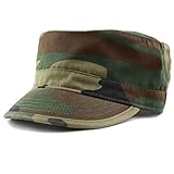 The Hat Depot Cadet Military Army Baseball Cap Tie