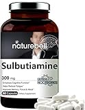 NatureBell Sulbutiamine 300mg, 60 Capsules, Ultra Nootropics for Cognitive Health, Memory, Learning and Concentration, No GMOs and Made in USA
