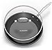 Non Stick Skillet Frying Pan: Premium 12 Inch Aluminum Fry Pans with Glass Lid & Stainless Steel Handle - Non-Stick Saute Surface Great for Egg or Omelette Cooking - Dishwasher & Oven Safe