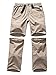 Men's Outdoor Anytime Quick Dry Convertible Lightweight Hiking Fishing Zip Off Cargo Work Pant