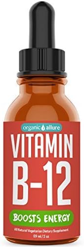 Vitamin B12 Liquid For Fighting Fatigue, Boosting Natural Energy &amp; Helping With Digestion - 3,000mcg B12 Drops - 100% NATURAL &amp; VEGAN