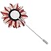 TopTie Lapel Pin Flower Boutonniere for Suit Rose for Wedding (Pack of 12)-set1
