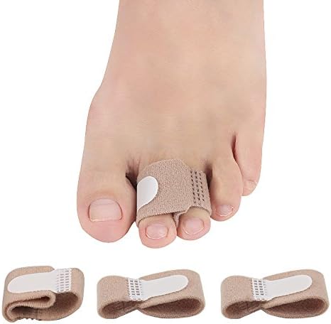 Shopystore 4PcsLot Broken Toe Wraps Cushioned Bandages Hammer Toe Separator Spl
